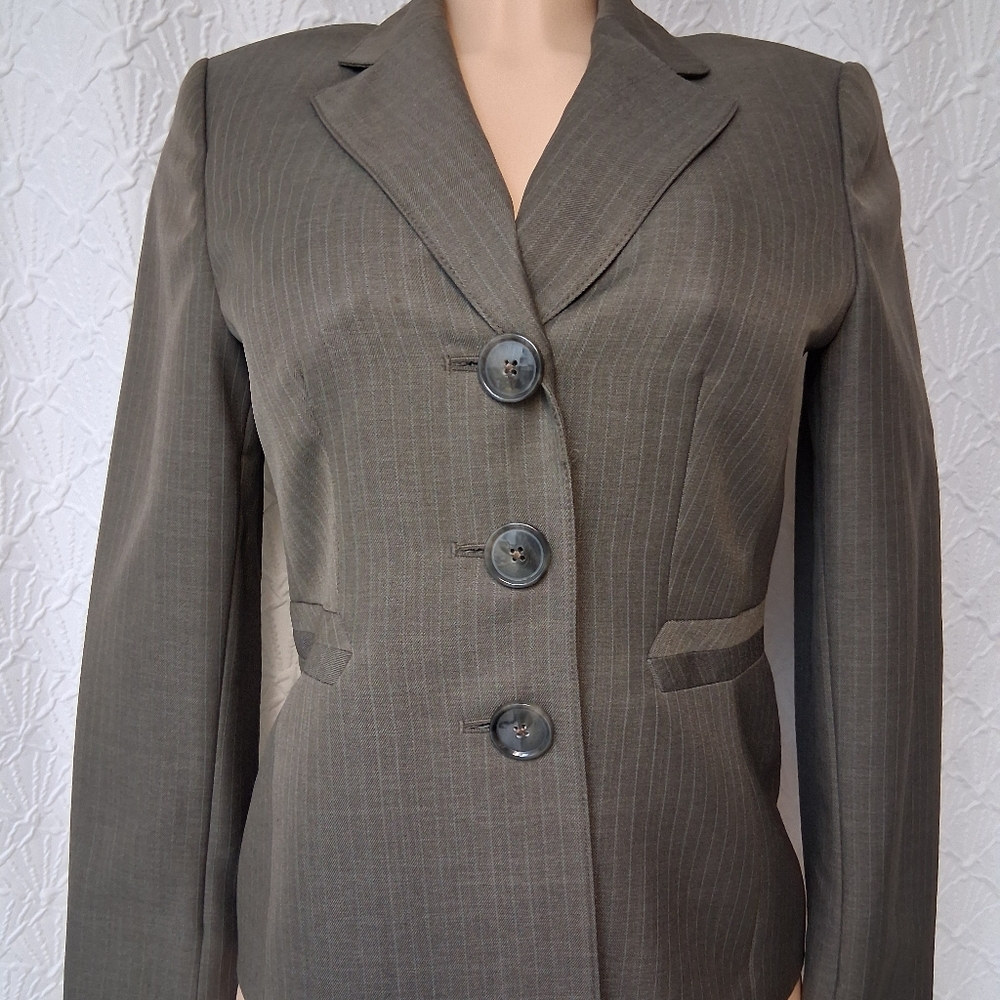 Evan Picone Sophisticated Women's Brown Suit Jacket  blazer - Picture 11 of 16